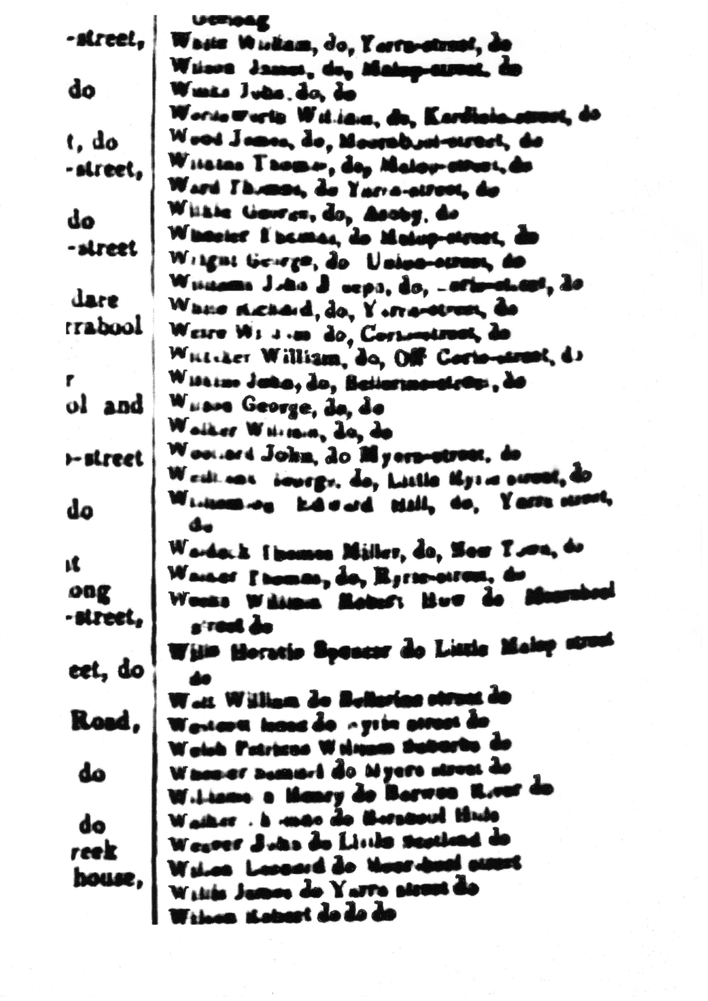 [1850 Electoral Roll of Geelong]